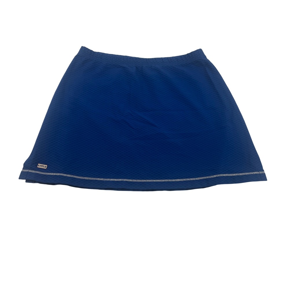 Tech Royal Blue Textured Athletic Skirt Tennis Golf Skirt  Size M